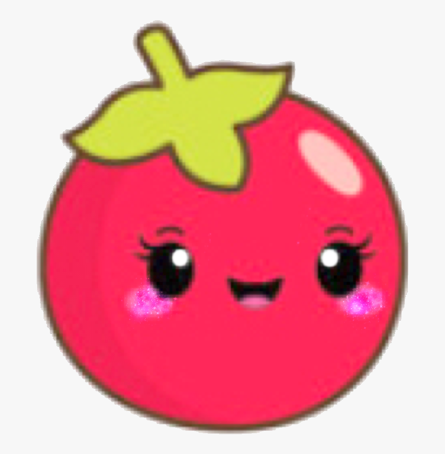 #tomato #😂 #cute #kawaii #kawaiivegetable #red #freetoedit - Cute Healthy Food Cartoon, Transparent Clipart