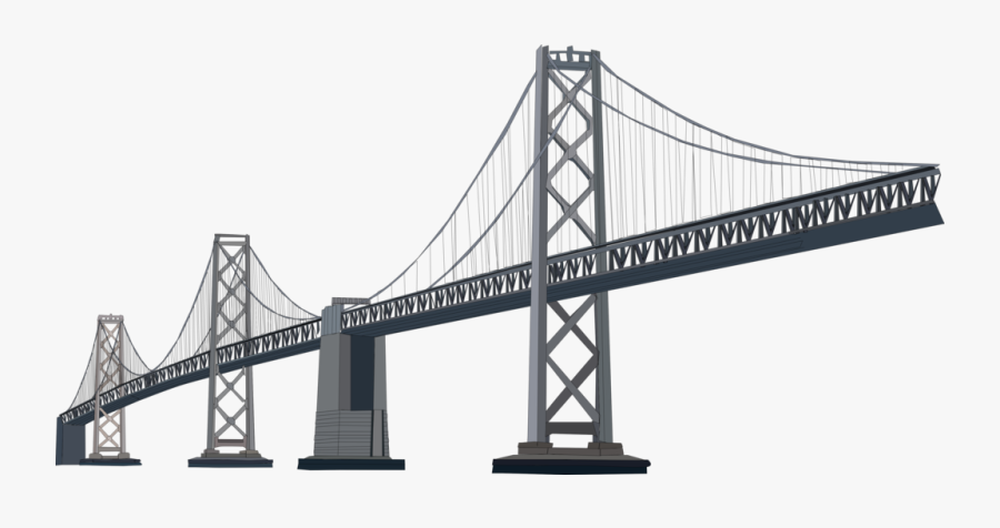 Png Images Free Download - Oakland Bay Bridge, Transparent Clipart
