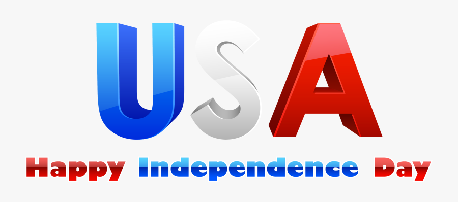 July Clipart Independence Day - Happy Independence Day Clip Art Free, Transparent Clipart