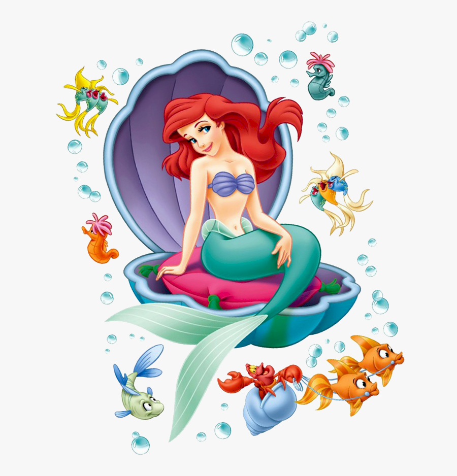 Little Mermaid Ariel Clip Art, Transparent Clipart