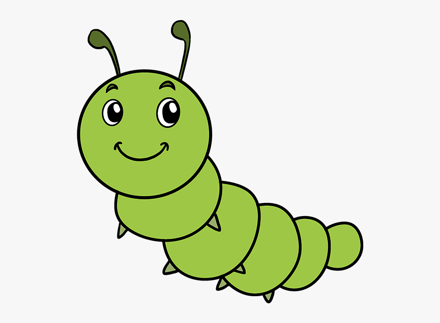 How To Draw A Cute Caterpillar - Caterpillar Images For Drawing, Transparent Clipart