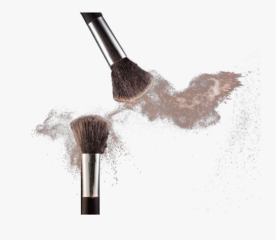 Foundation Makeup Cosmetics Face Powder Brush Clipart - Makeup Brush Clipart Png, Transparent Clipart