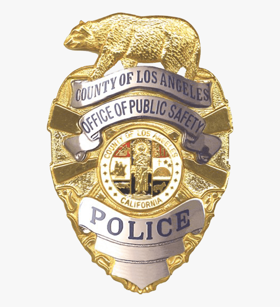 Los Angeles Police Badge - Police Badge Transparent Background, Transparent Clipart