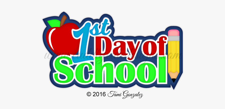 1st Day Of School Png Library Library, Transparent Clipart