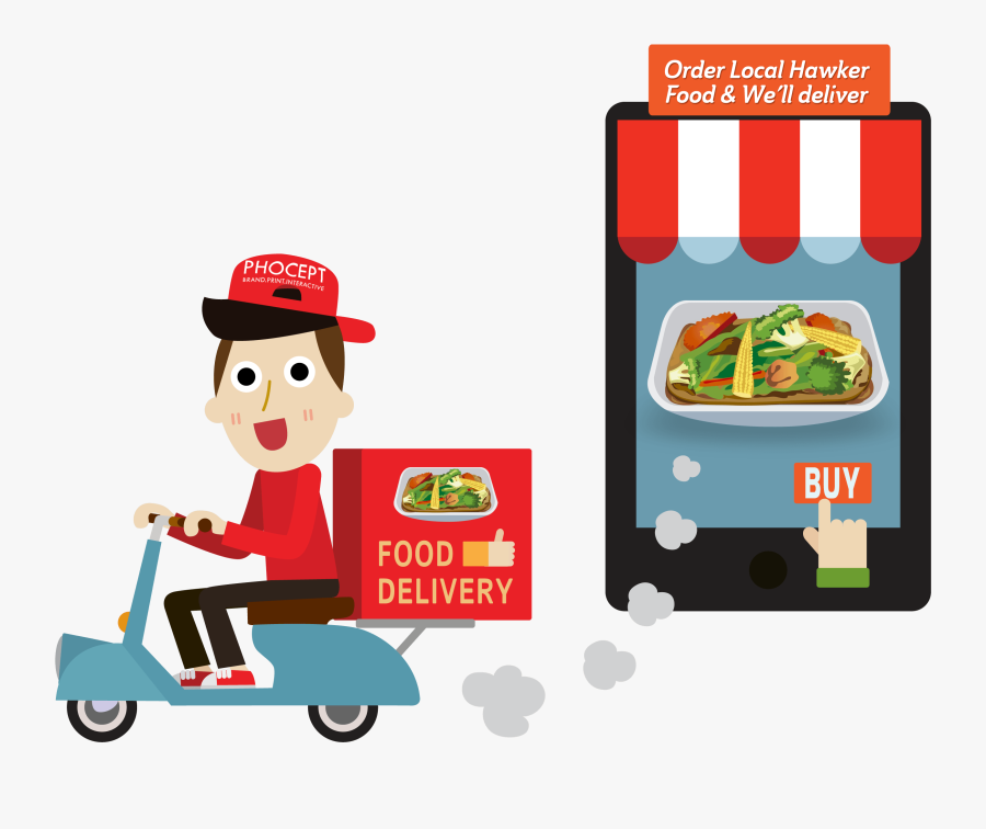 Clipart Restaurant Order Food - Order Food Online Png, Transparent Clipart