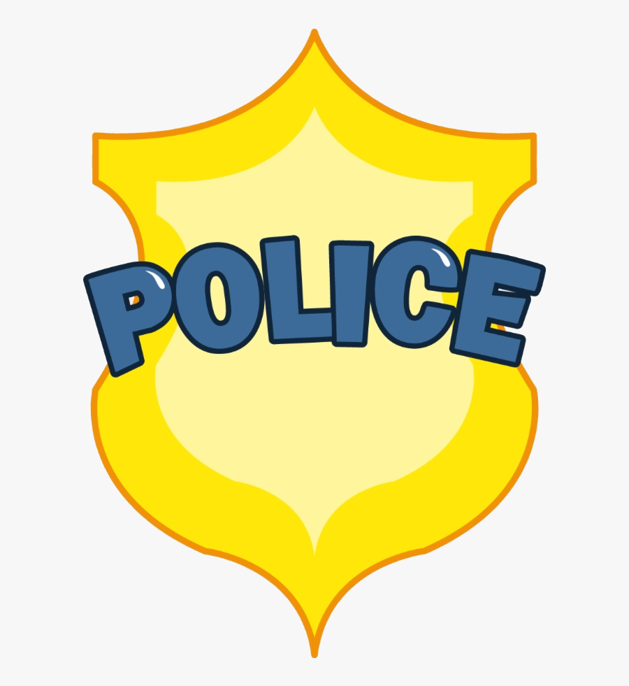 Clip Art Cartoon Police Badge - Police Clipart, Transparent Clipart