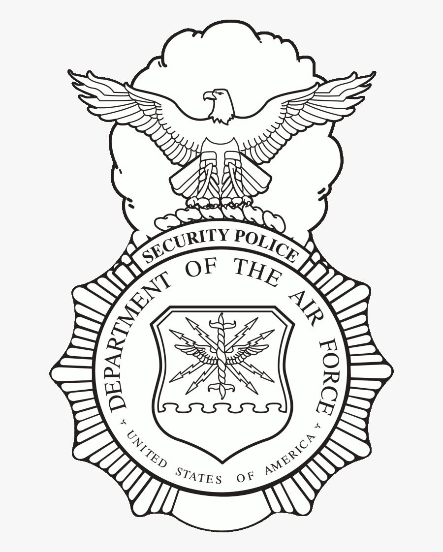 Clipart Shield Cop Us Air Force Security Forces Badge Free