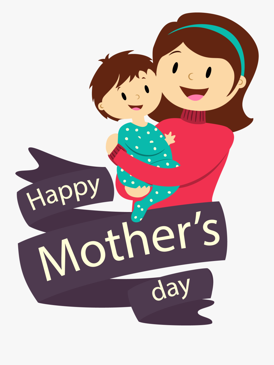 Mothers Day Vector Png, Transparent Clipart