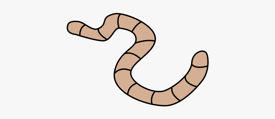Worm Clipart Svg - Worm Black And White, Transparent Clipart