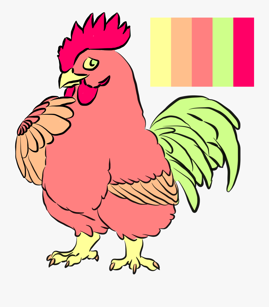 Transparent Whispering Clipart - Rooster, Transparent Clipart