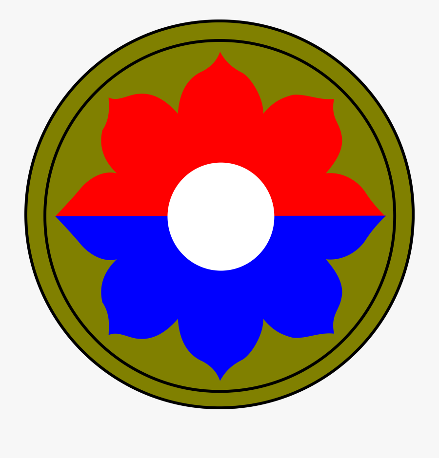 9th Infantry Division, Transparent Clipart