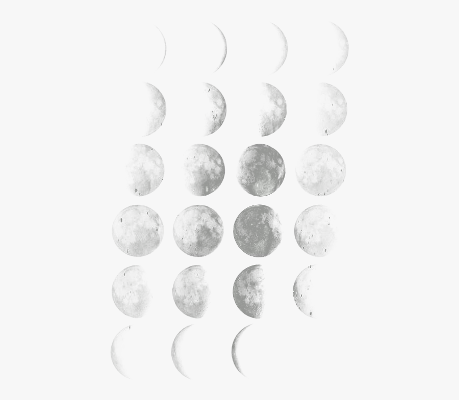 Blanc Things I Love - Transparent Moon Phases Png, Transparent Clipart