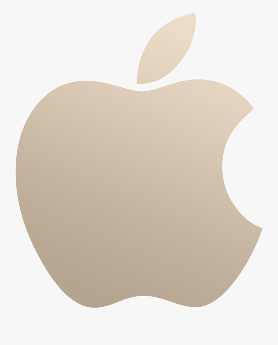 Mac Clipart Frames Illustrations - Apple Logo Gold Png, Transparent Clipart