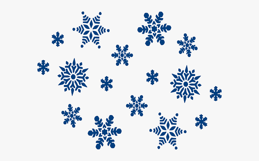 Snowflakes, Blue, Sky, Winter, Christmas, Snow, Icicles - Transparent Background Snowflakes Png, Transparent Clipart
