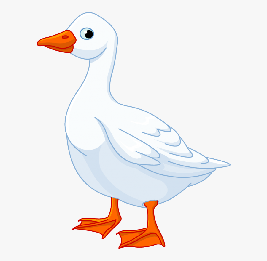 Goose Clipart Nursery Rhyme - Duck Farm Animals Clipart, Transparent Clipart