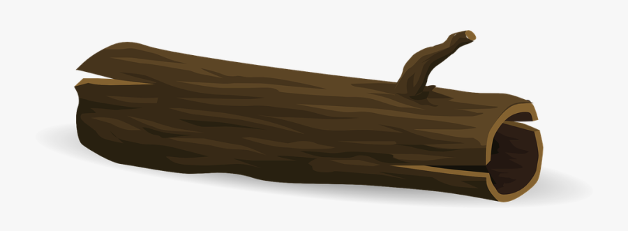 Tree Log Fallen - Cartoon Log Transparent Background , Free Transparent