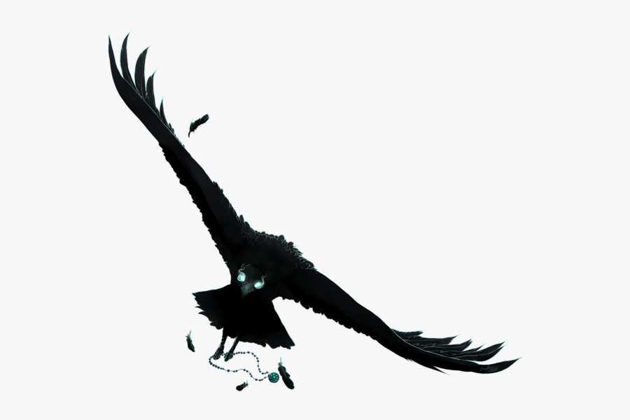 Raven Art Png - Anime Raven Png, Transparent Clipart