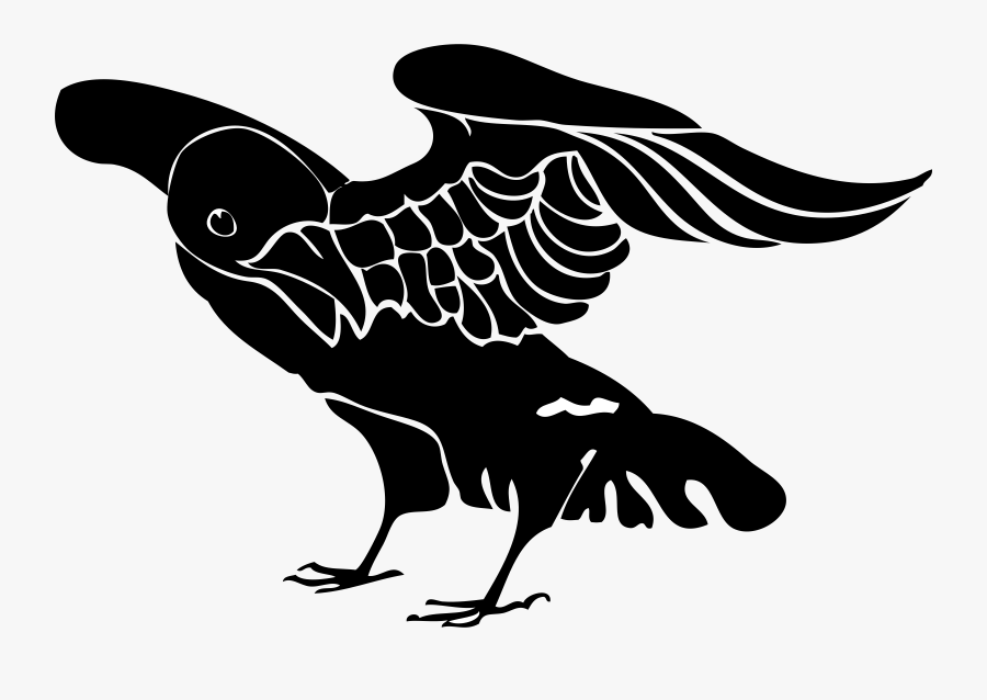 Black Crow, Transparent Clipart