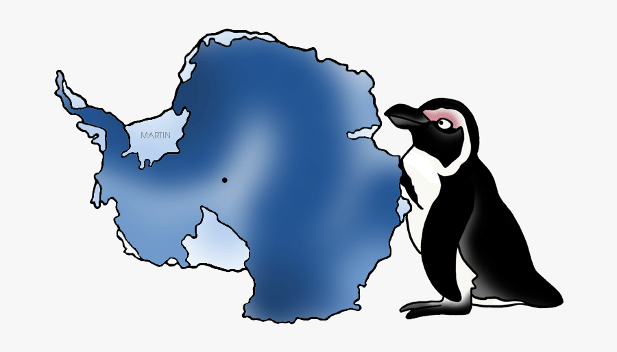 Antarctica Map - Map Of Antarctica Color, Transparent Clipart