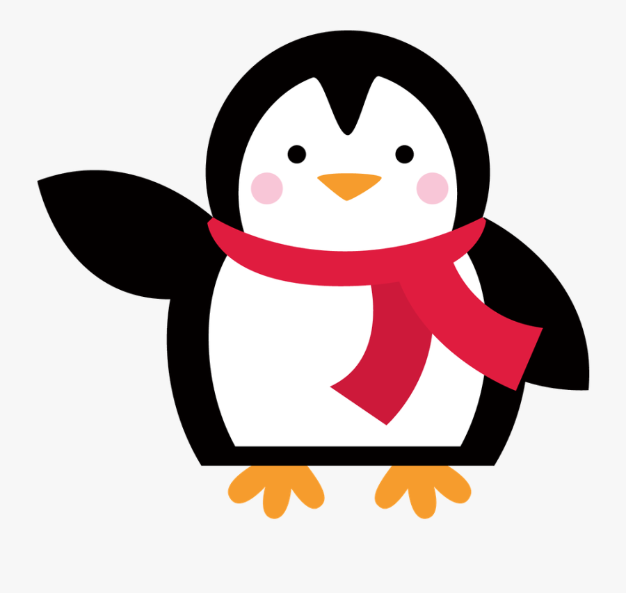 Penguin Party, Penguin Illustration, Scan N Cut, Image - Gepersonaliseerde Kerststickers, Transparent Clipart
