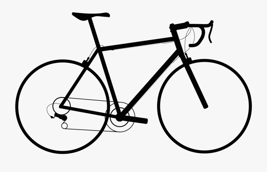 Clipart Black And White Drawing Bicycle Cyclist - Merida Race Lite 903, Transparent Clipart