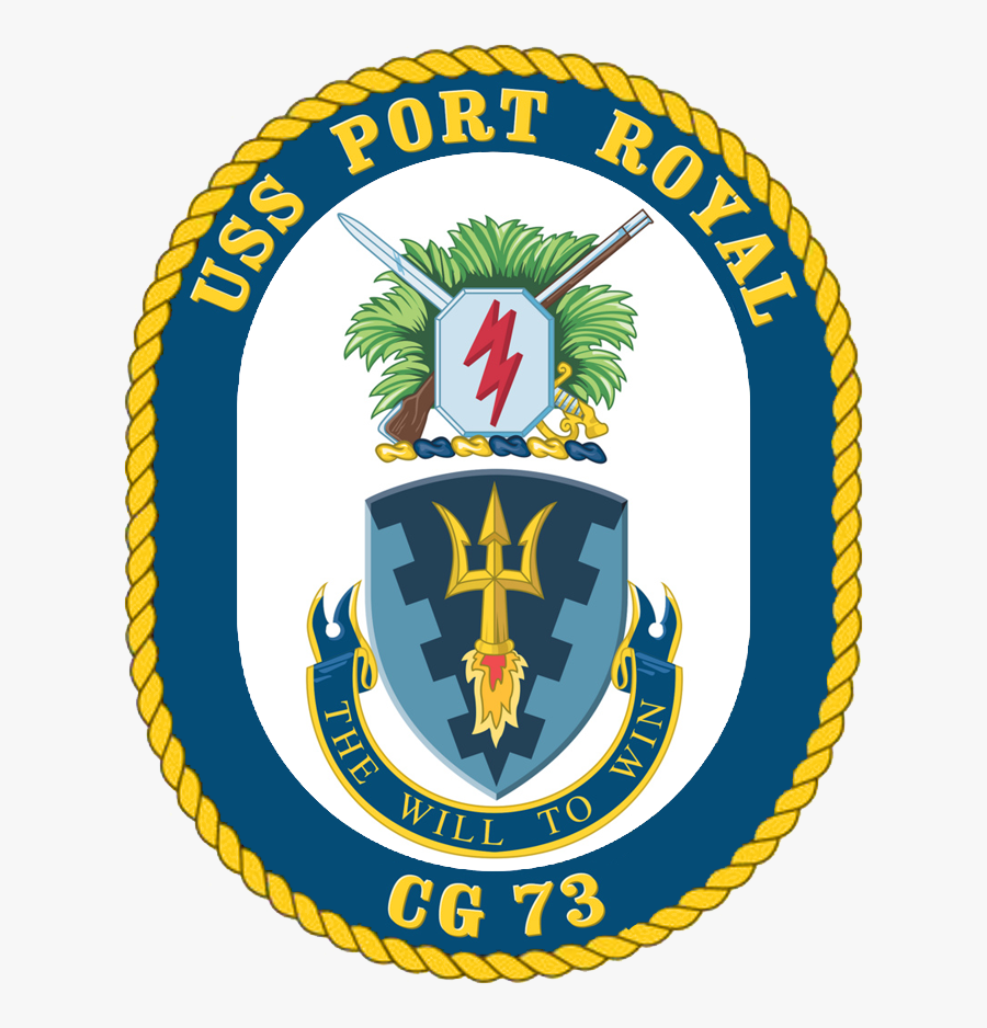 Uss Port Royal Cg-73 Crest - Battle Of Bunker Hill Symbol, Transparent Clipart