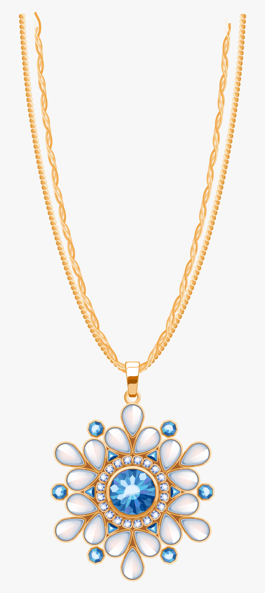 Diamond Chain Jewellery Dazzling Locket Pendant Necklace - Necklace, Transparent Clipart