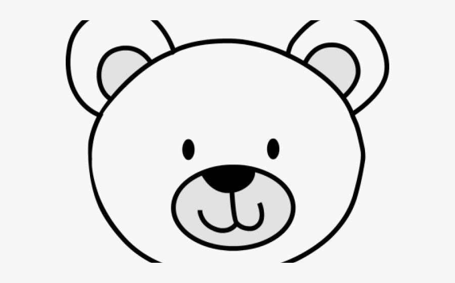 Simple Bear Face Drawing , Free Transparent Clipart - ClipartKey