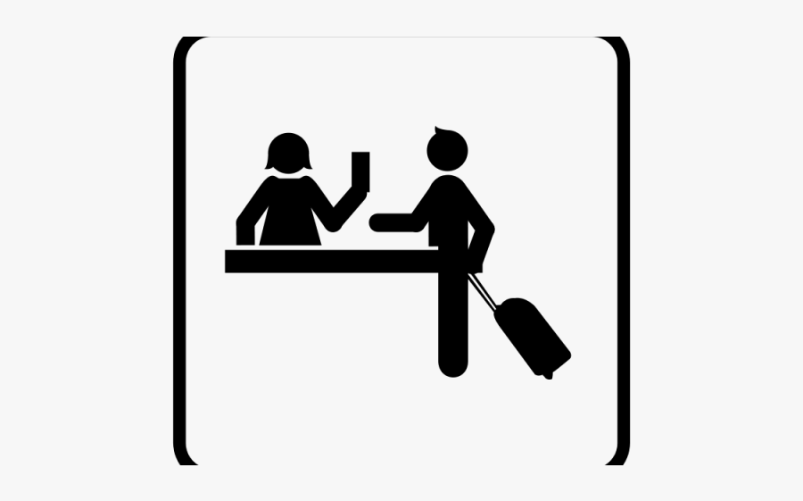 Hotel Check In Icon, Transparent Clipart