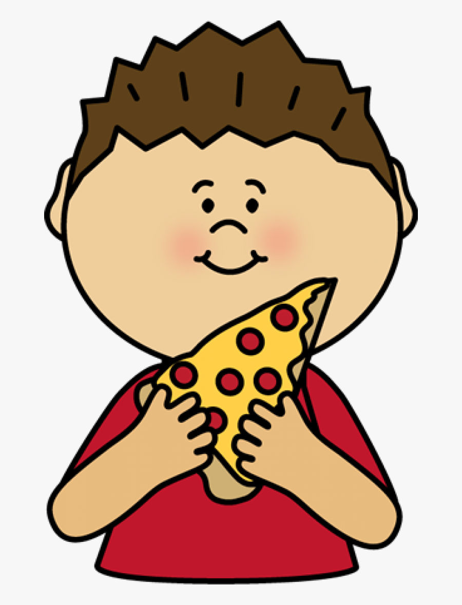 Baby Cliparts - Eating Pizza Clip Art, Transparent Clipart
