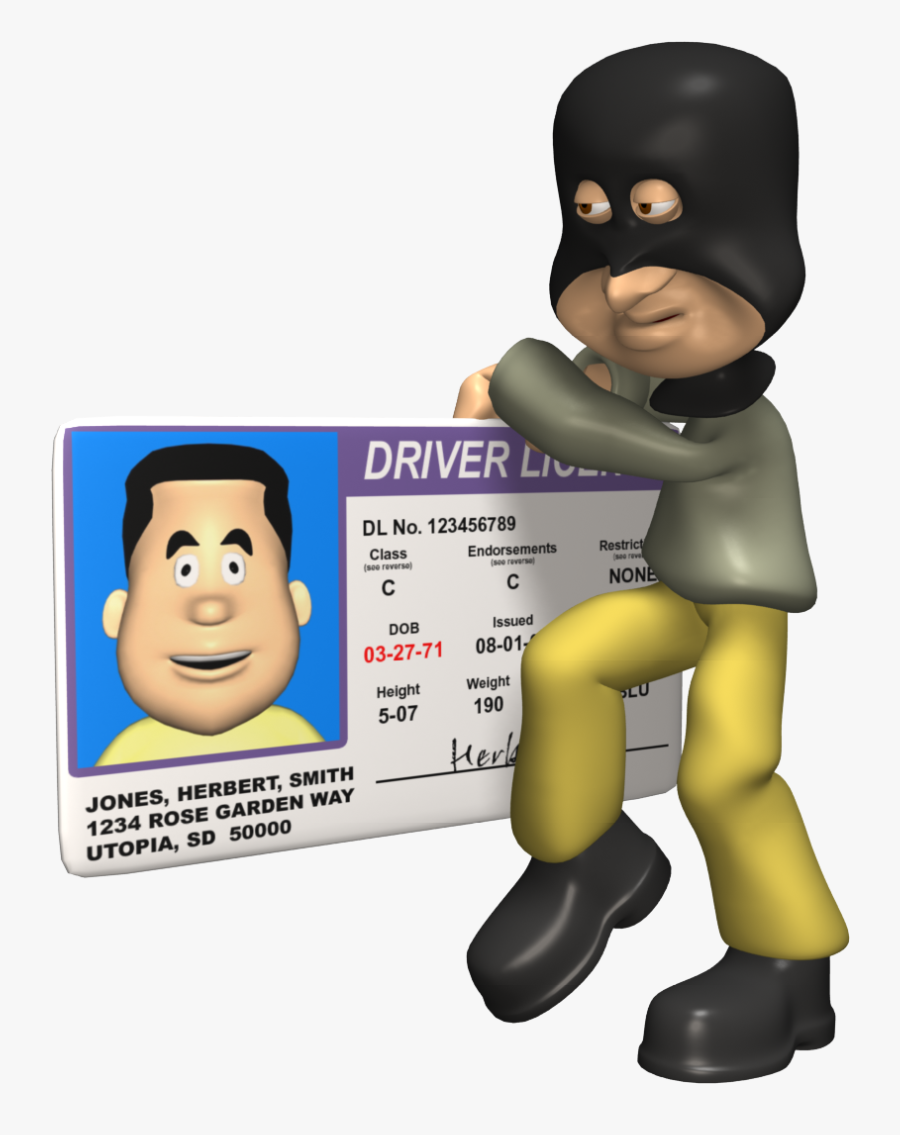 Juniper Images - Drivers License Identity Theft, Transparent Clipart