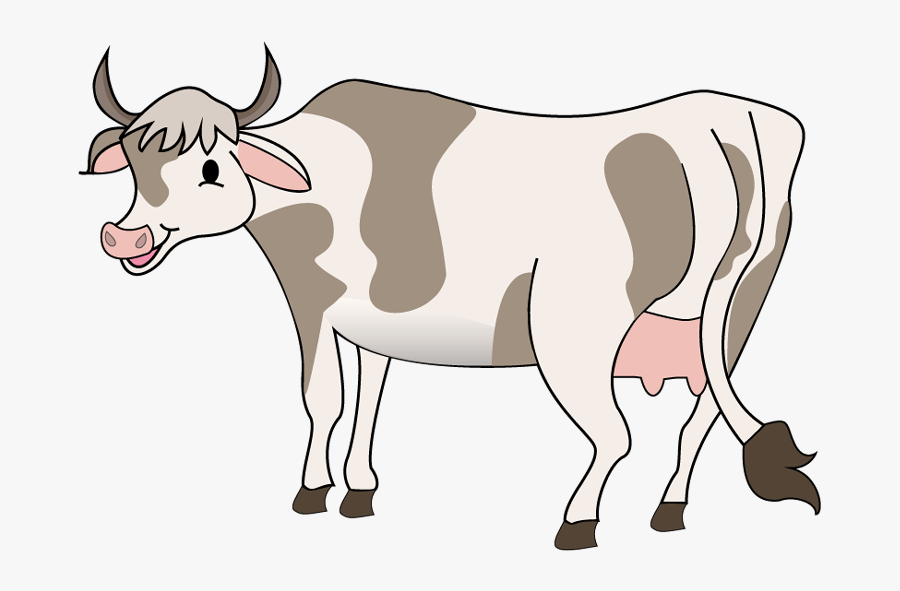 Dairy Cow, Transparent Clipart