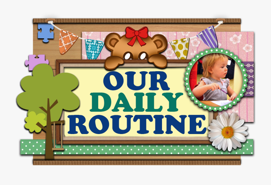 Our Daily Routine - Picture Frame , Free Transparent Clipart - ClipartKey