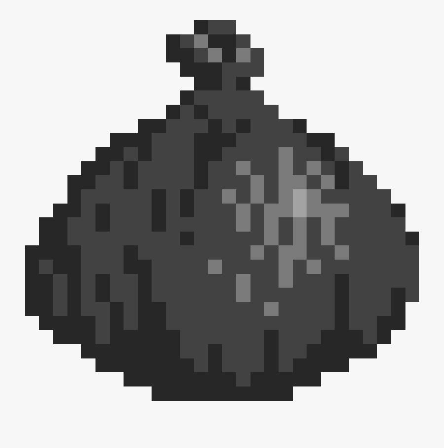 Transparent Garbage Bag Png - Trash Bag Pixel Art , Free Transparent