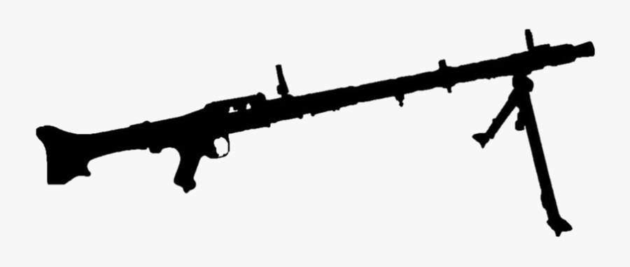 Mg 34 Machine Gun Image With Transparent Background - Mg34 Day Of Infamy, Transparent Clipart