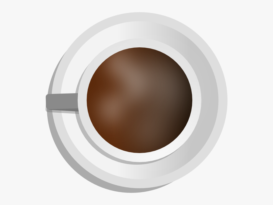 Coffee Cup Top View Clipart, Transparent Clipart