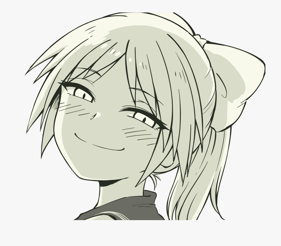 Smug Anime Girl Emoji - scar clipart roblox madara roblox free transparent png download pngkey