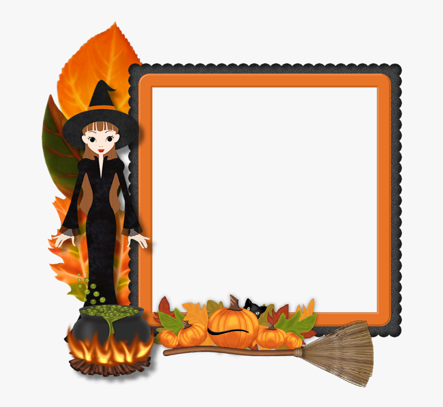 Transparent Halloween Png - Cliparts Cadres Halloween, Transparent Clipart