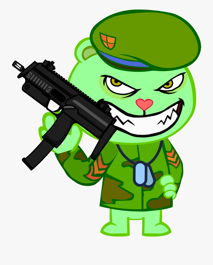 Happy Tree Friends Flippy Png - Flippy Happy Tree Friends Png, Transparent Clipart