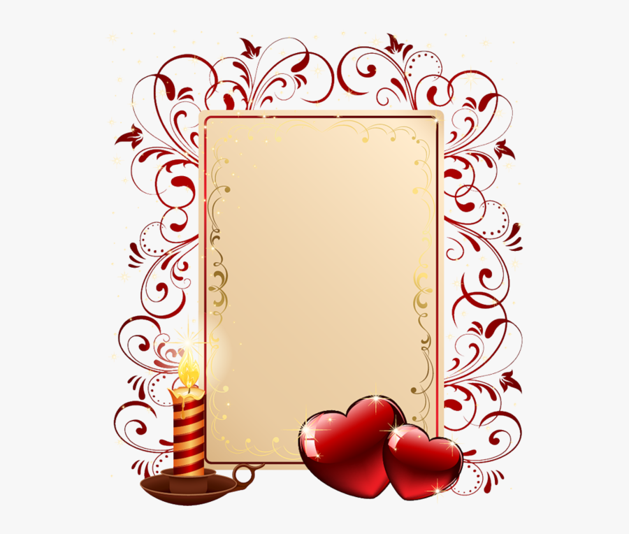 Heart Frames For Photoshop, Transparent Clipart