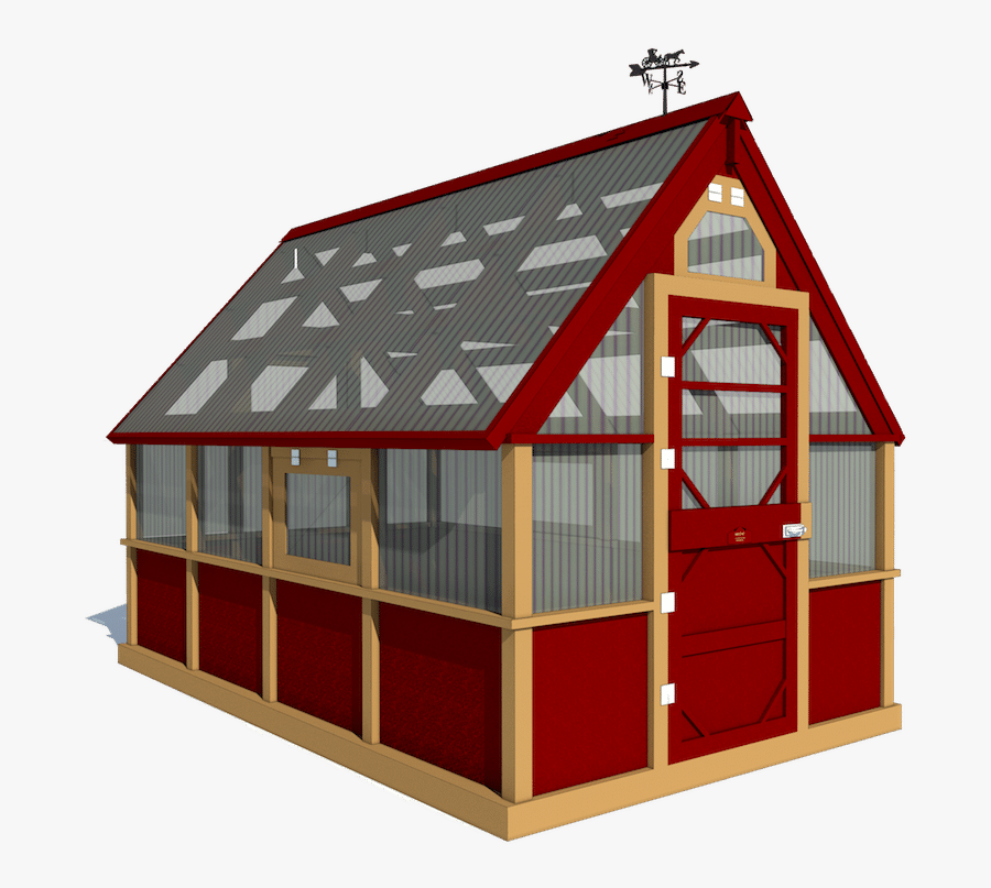 X Greenhouse Harvest - Shed, Transparent Clipart