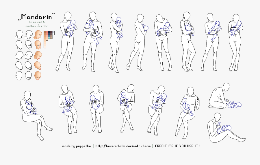 Mother Holding Baby Drawing Reference ~ Drawing