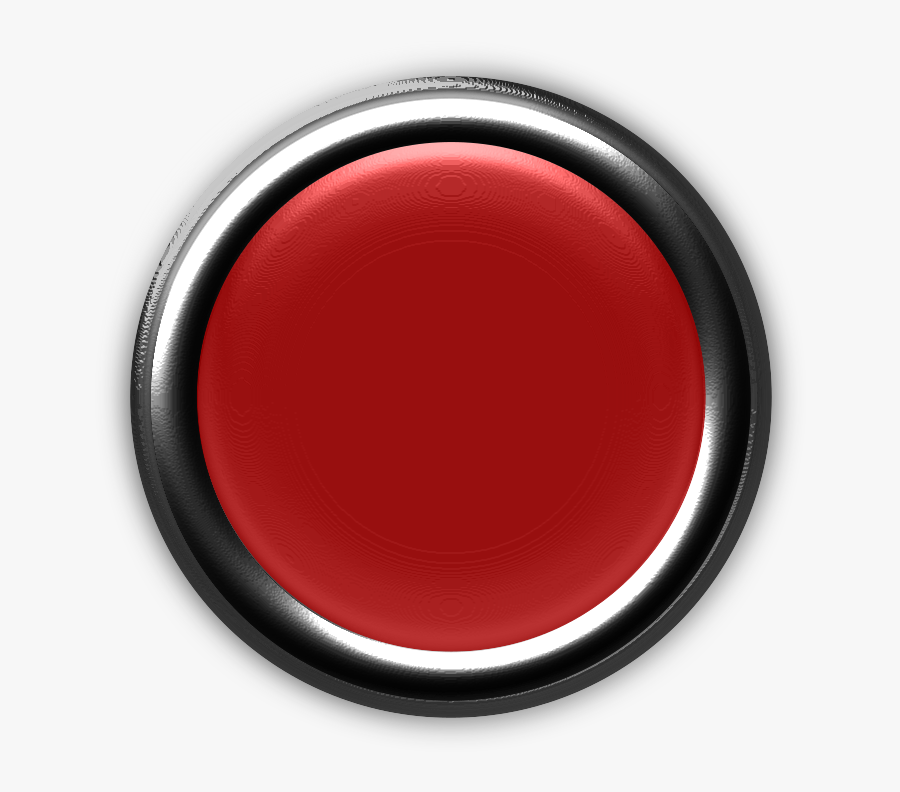 Circle,red,button - Red Push Button Png, Transparent Clipart