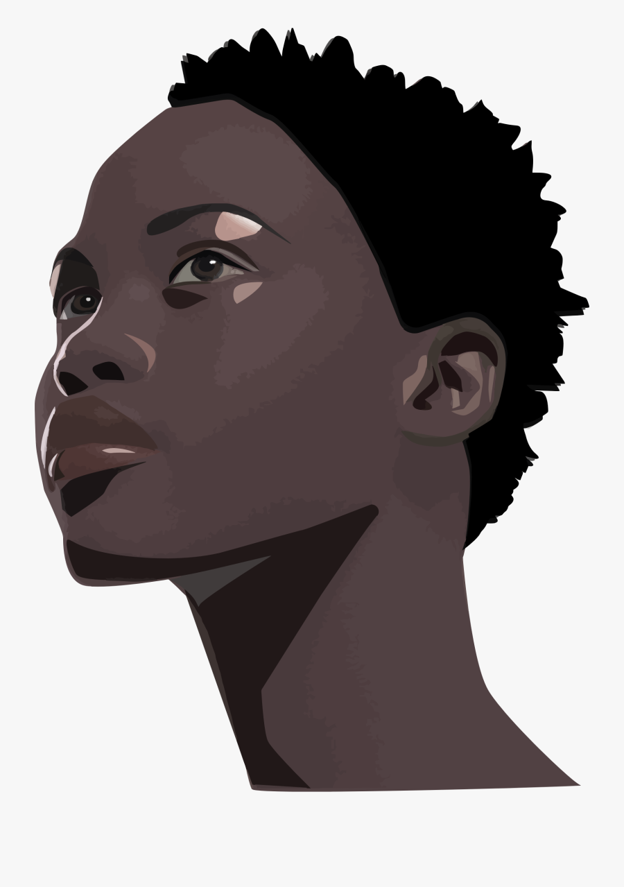 Clip Art Portrait Big Image Png - Transparent African Woman Png, Transparent Clipart