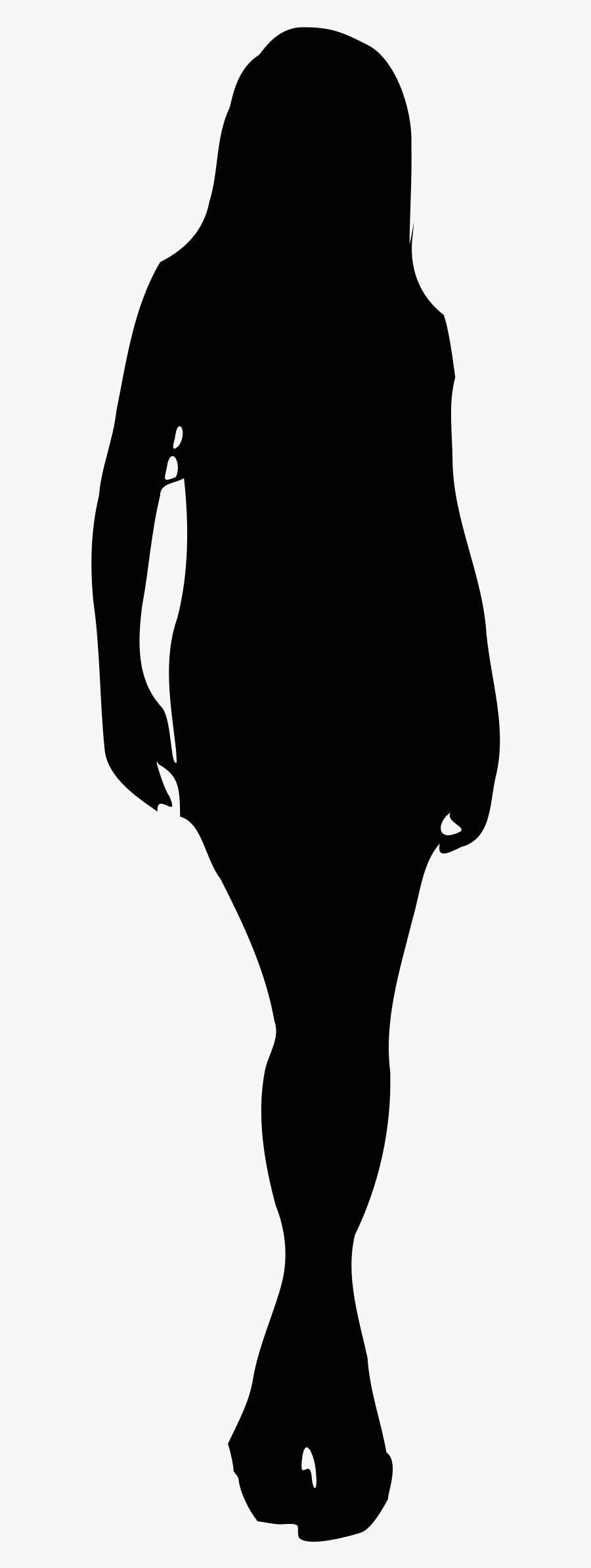 Silhouette Of A Woman Transparent, Transparent Clipart