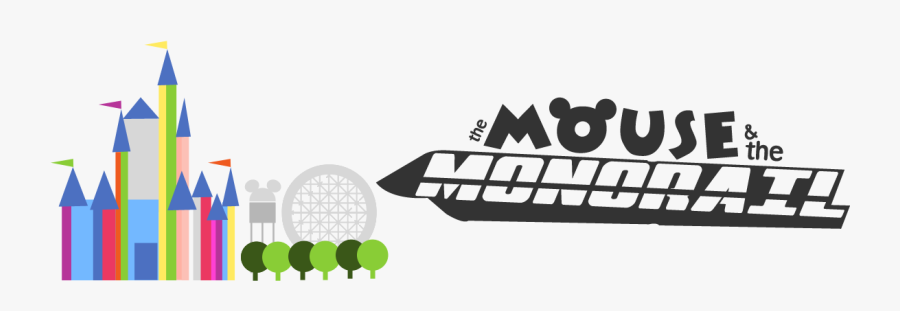 The Mouse And Monorail - Walt Disney World Monorail Clipart, Transparent Clipart