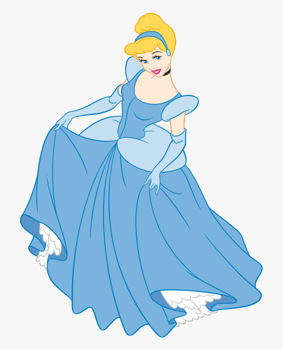 Walt Disney World Cinderella Prince Charming Fairy - Cinderella In Blue Dress, Transparent Clipart