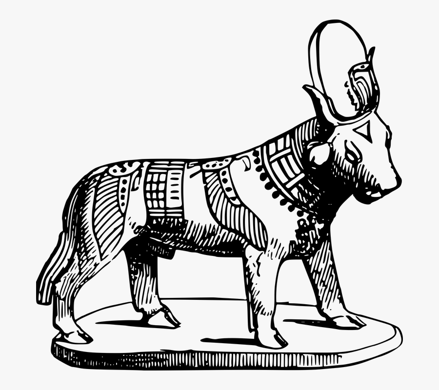 Egyptian Bull, Transparent Clipart