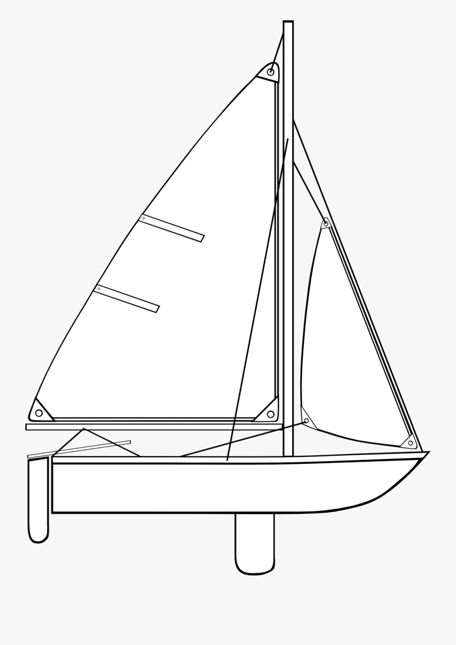 Sailing Points Of Sail Illustrations Black White Co - Sail, Transparent Clipart