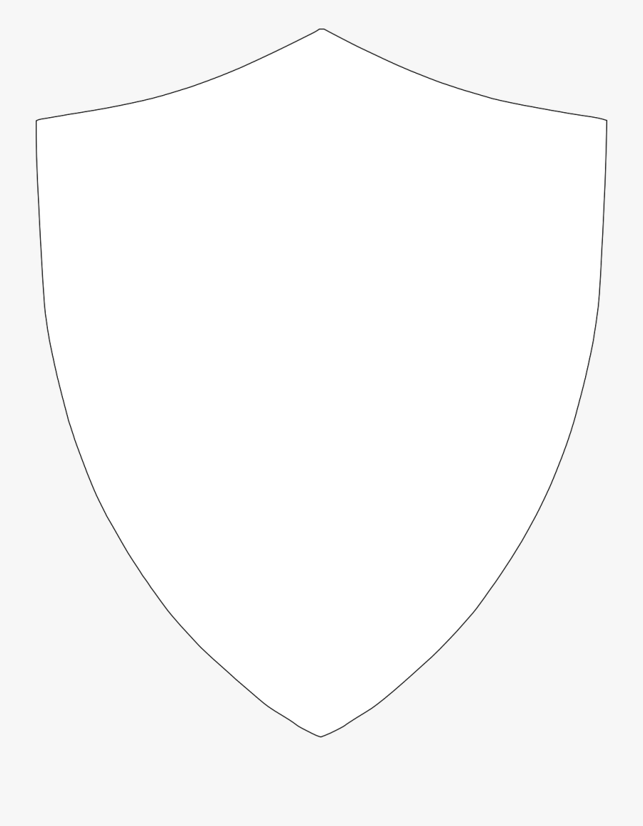 Shield Armor Coat White Shield Outline Png Free Transparent Clipart Clipartkey